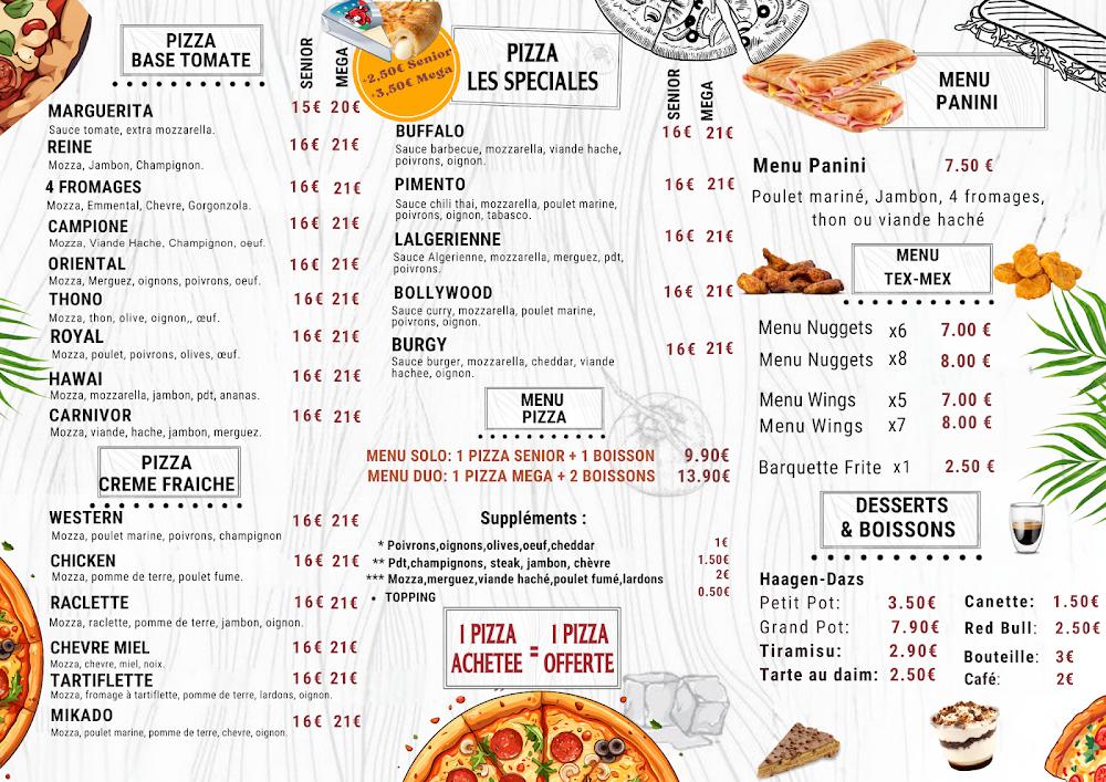 Mikado Pizza - Menu Image 2